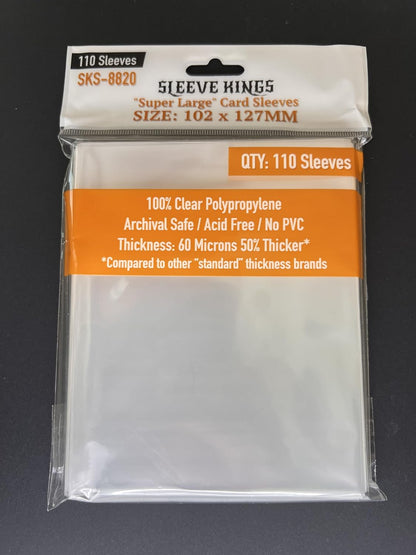 `Sleeve Kings: ``Super Large`` Sleeves 102Mm X 127Mm (110)`
