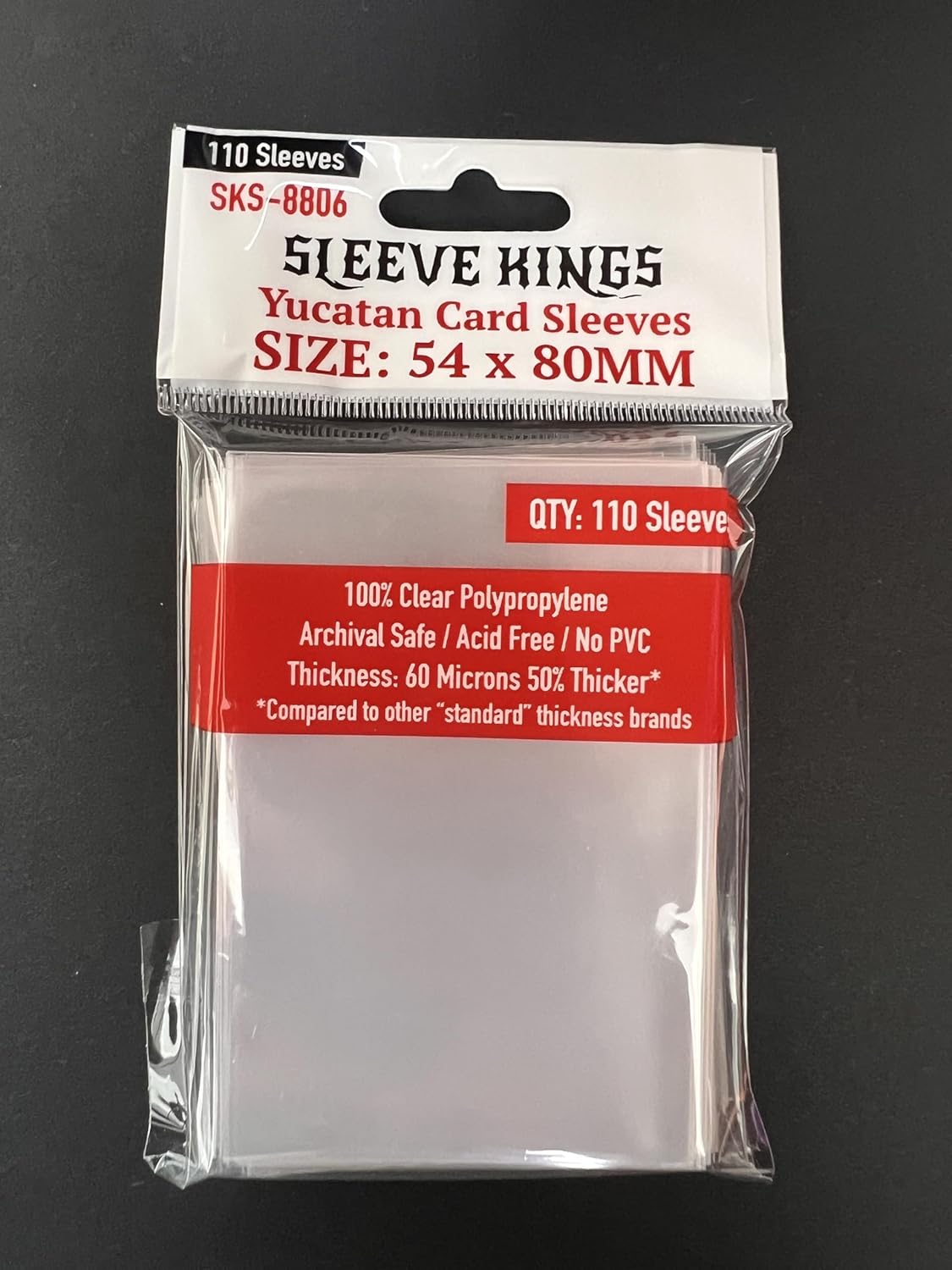 Sleeve Kings - Yucatan Card Sleeves 54mm X 80mm - Pack of 110