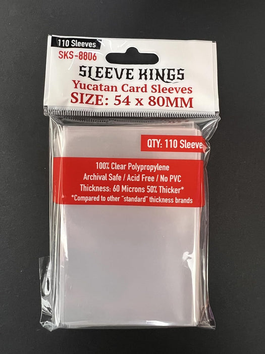 Dijkoo Card Sleeves, Yucatan, 54mm X 80mm, Pack of 110