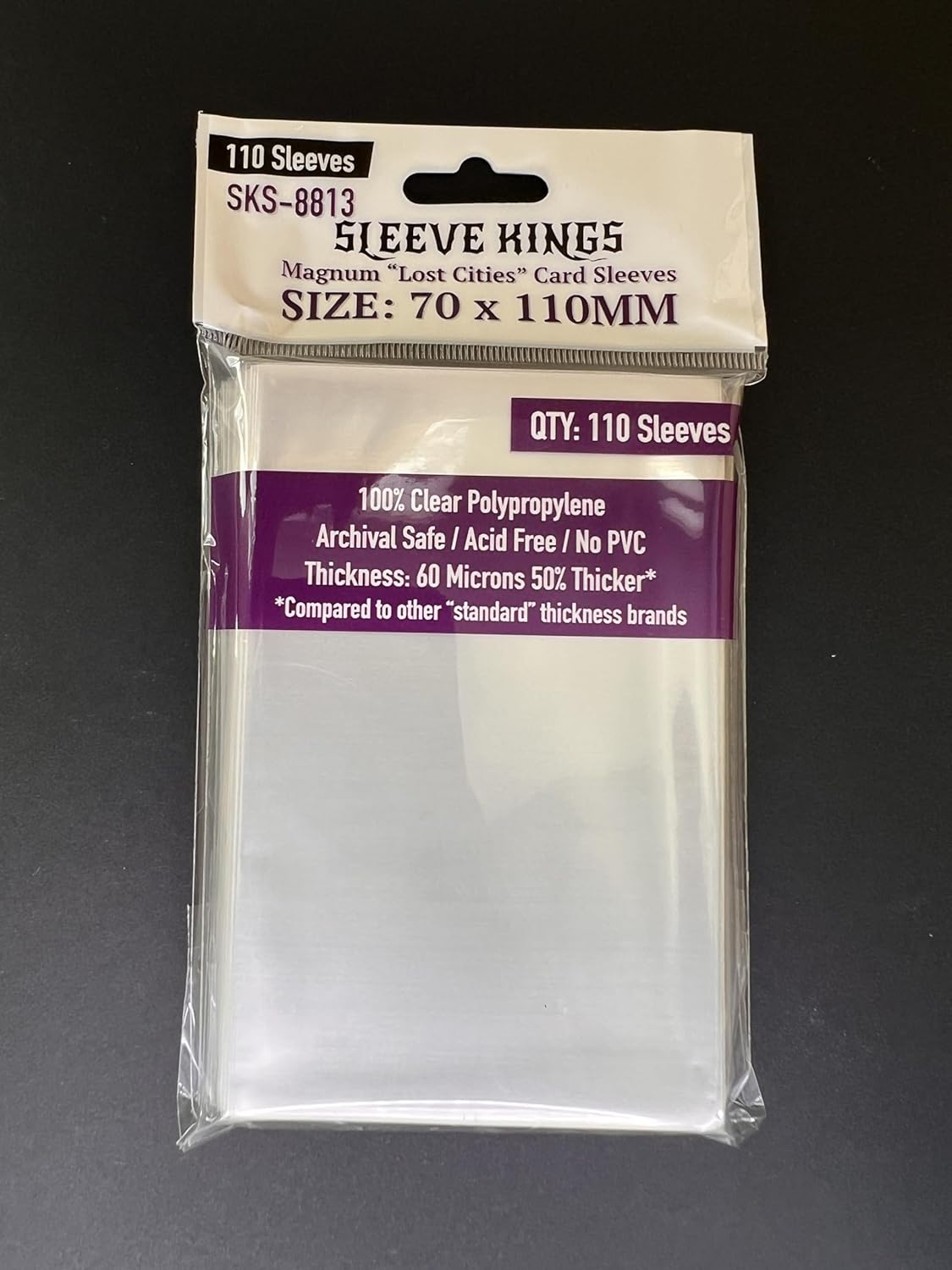 Sleeve Kings - 110 x Magnum Lost Cities Card Sleeves 70mm X 110mm