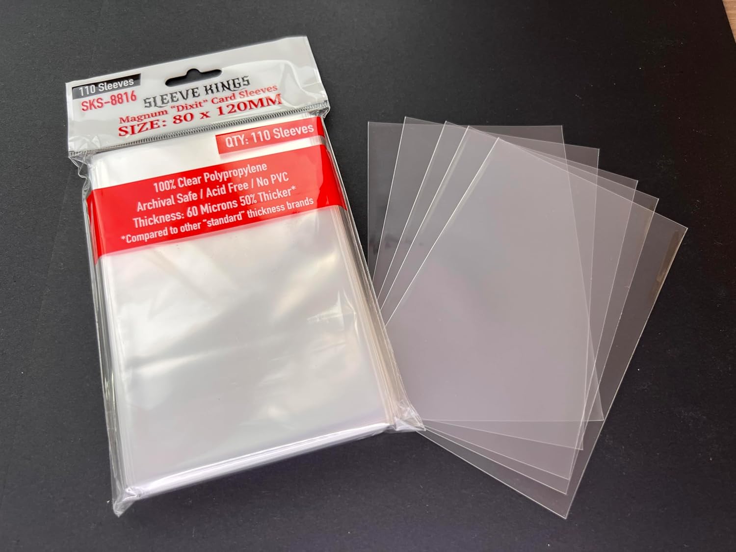 `Sleeve Kings: Magnum ``Dixit`` Card Sleeves 80Mm X 120Mm (110)`