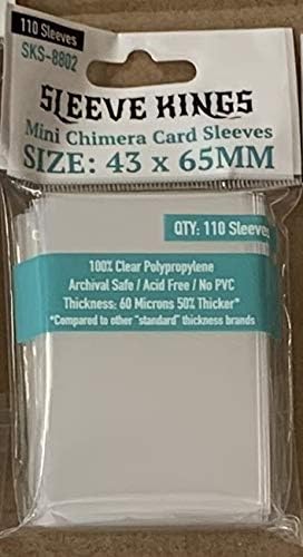 Sleeve Kings - Mini Chimera Card Sleeves 43mm X 65mm - Pack of 110