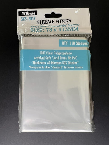 Sleeve Kings Fundas para juegos de mesa compatibles con Blood Bowl (78 mm x 113 mm) (110 fundas por paquete