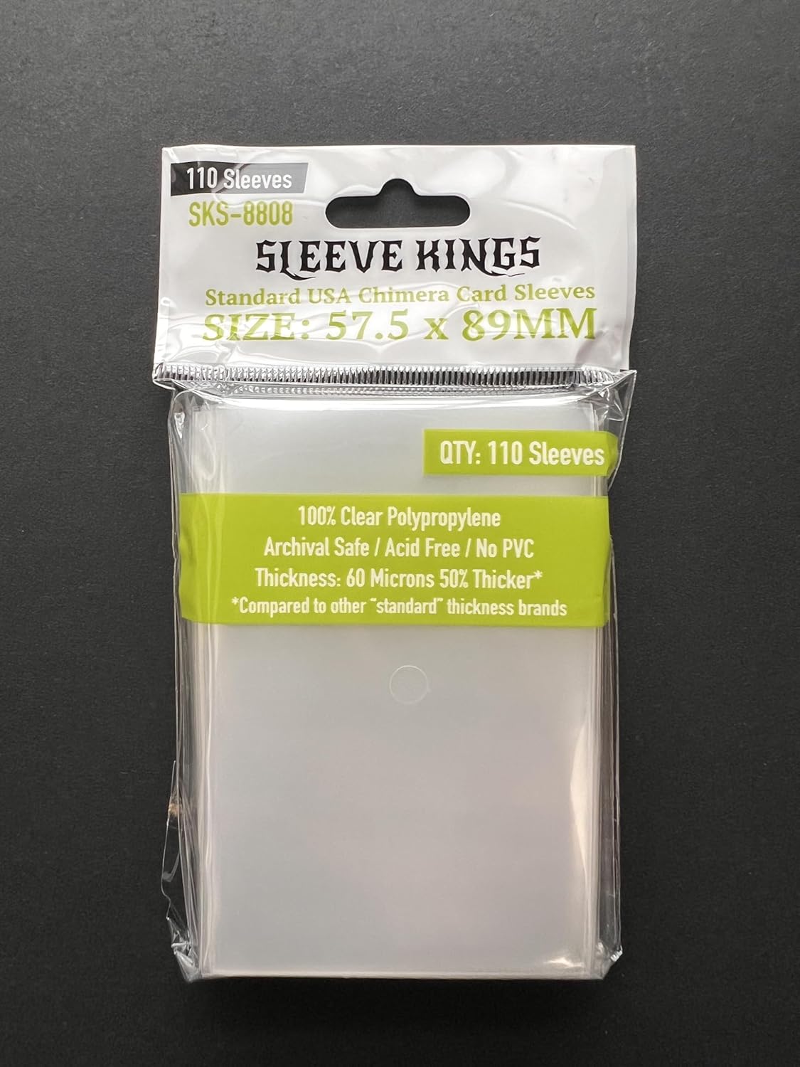 Sleeve Kings - 110 x Standard Usa Chimera Card Sleeves 57.5mm X 89mm