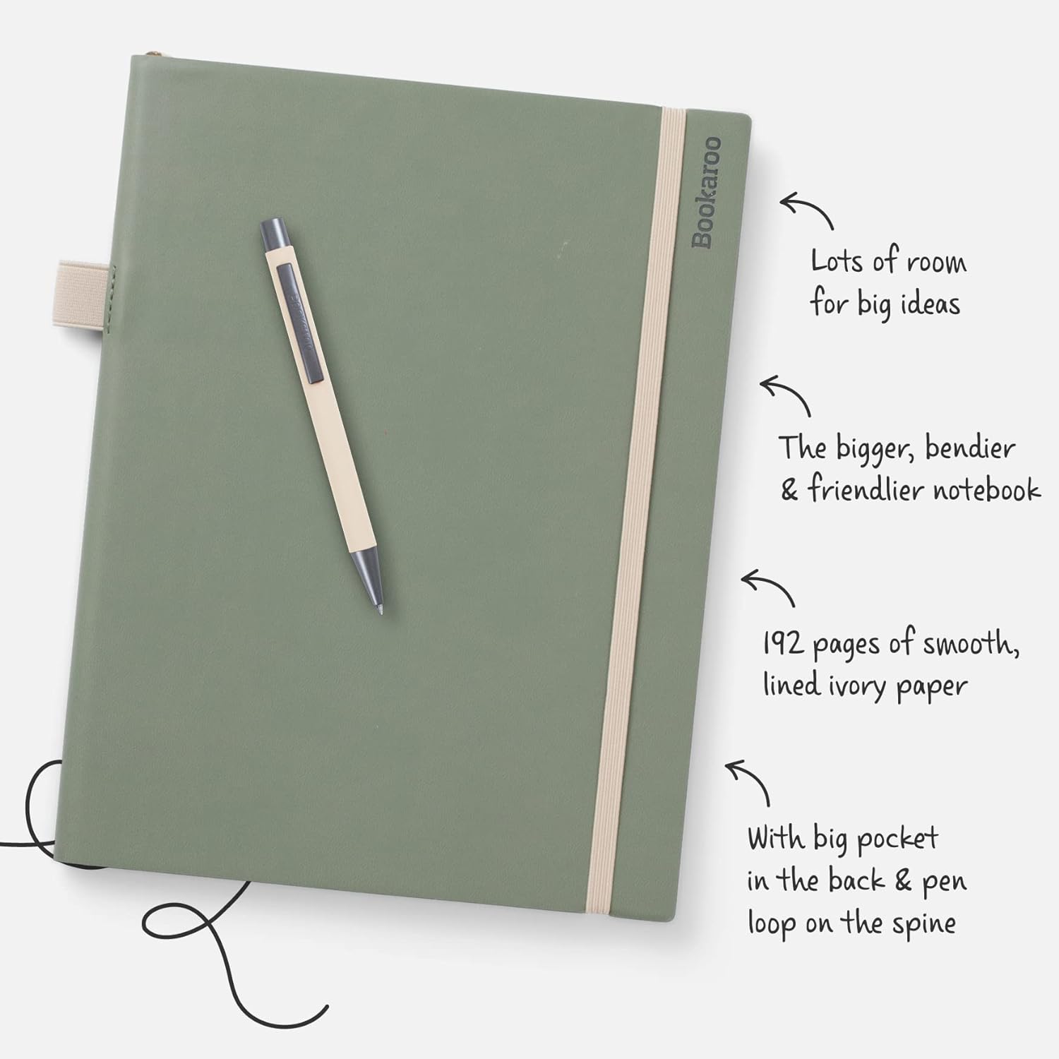 IF Bookaroo Bigger Things Notebook Journal