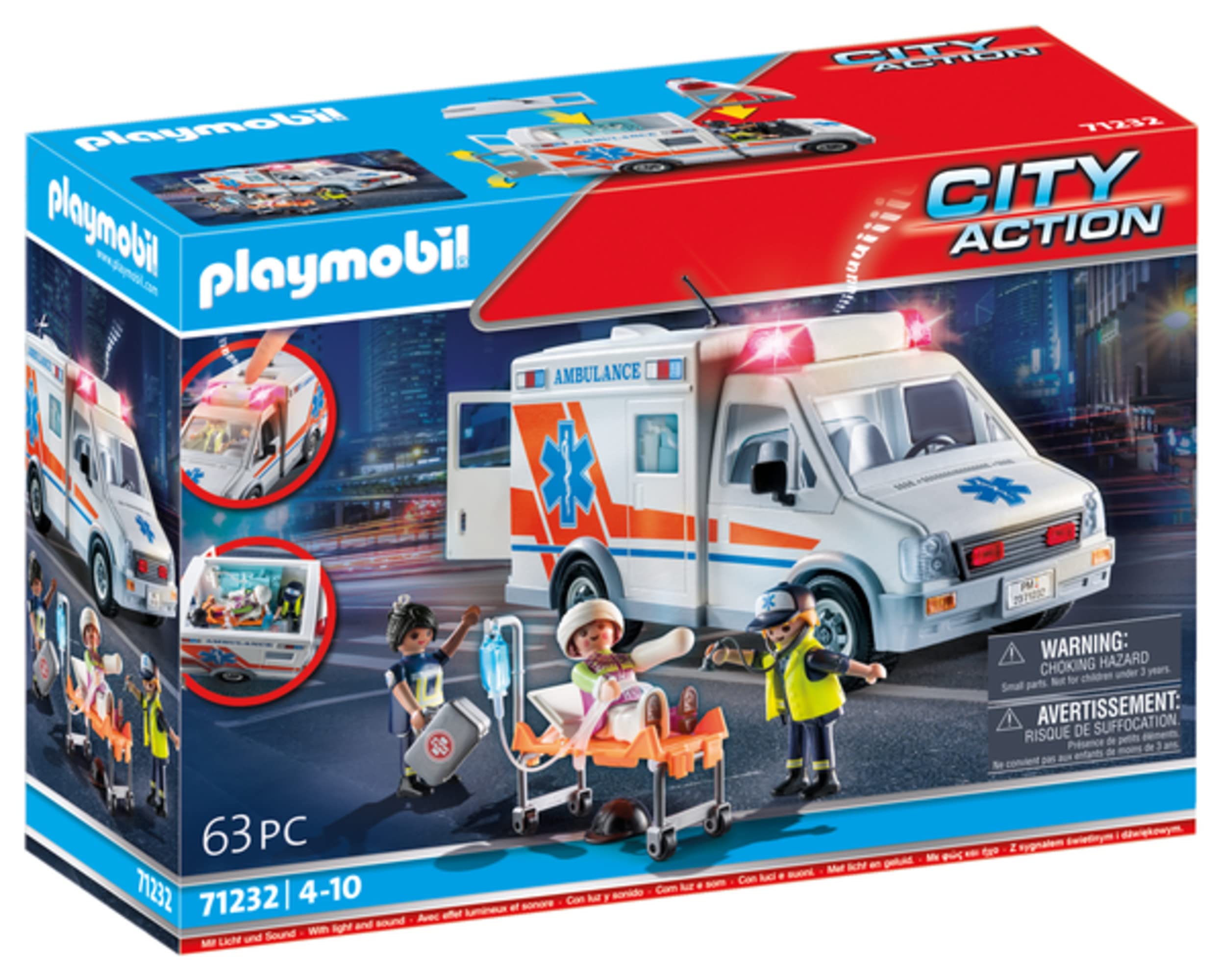 Playmobil 71232 City Life Hospital Ambulance