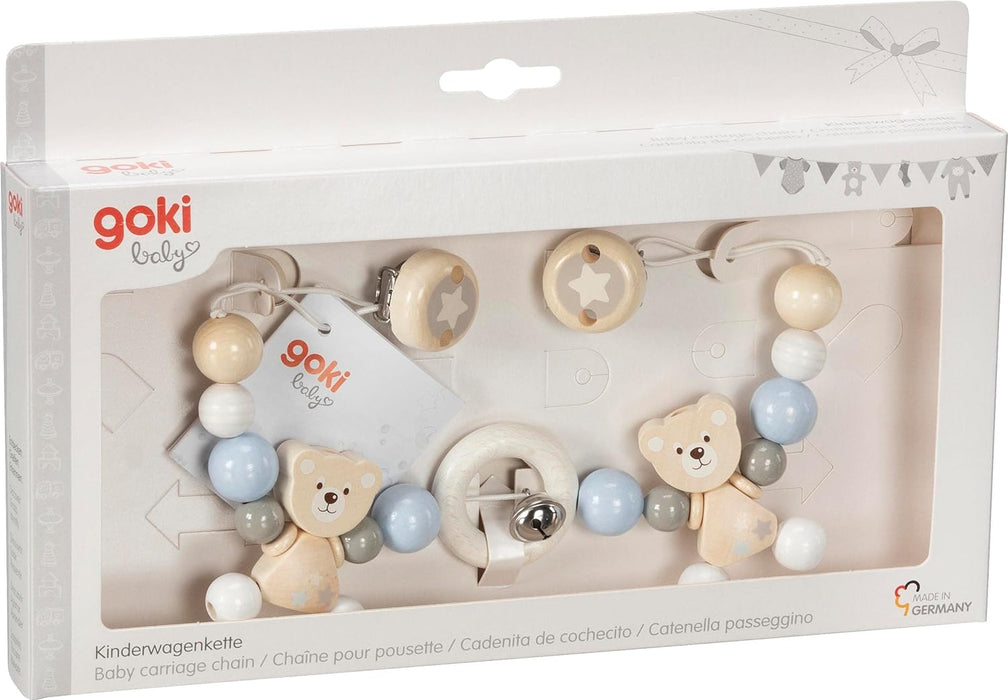 Heimess Pram chain bear with clips