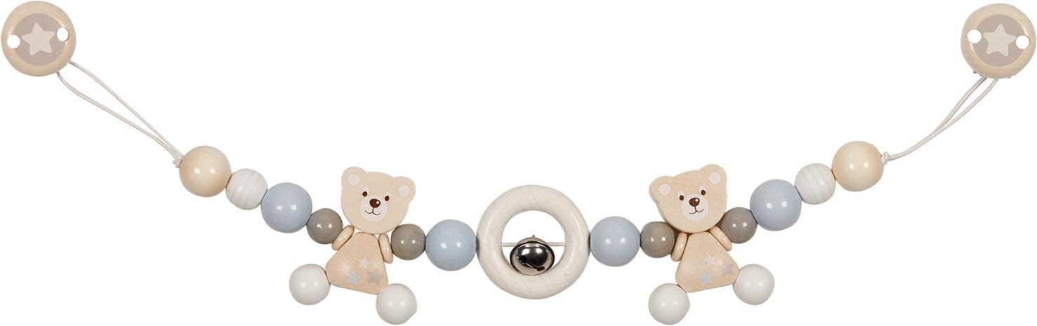 Heimess Pram chain bear with clips