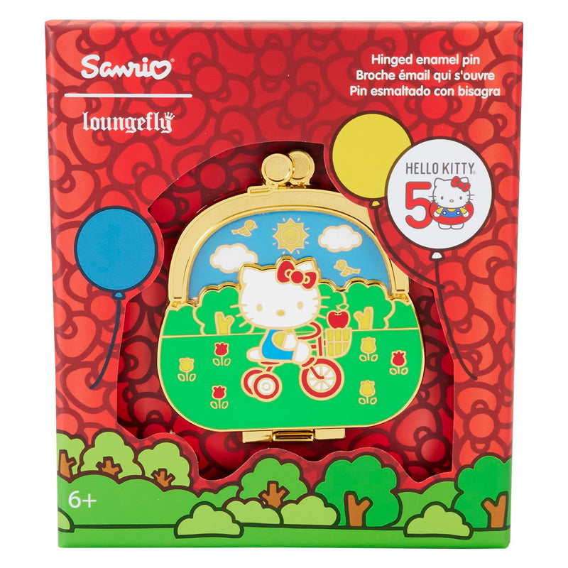 Loungefly Hello Kitty 50th Anniversary Coin Bag 3 Collector Box Pin