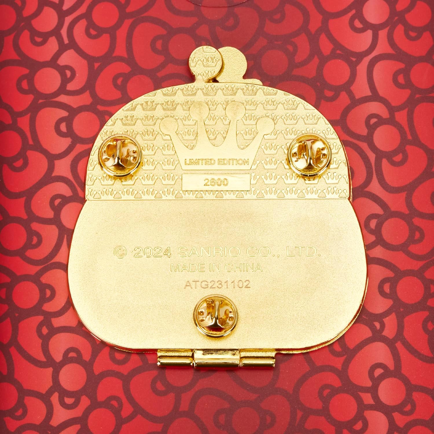 Loungefly Hello Kitty 50th Anniversary Coin Bag 3 Collector Box Pin