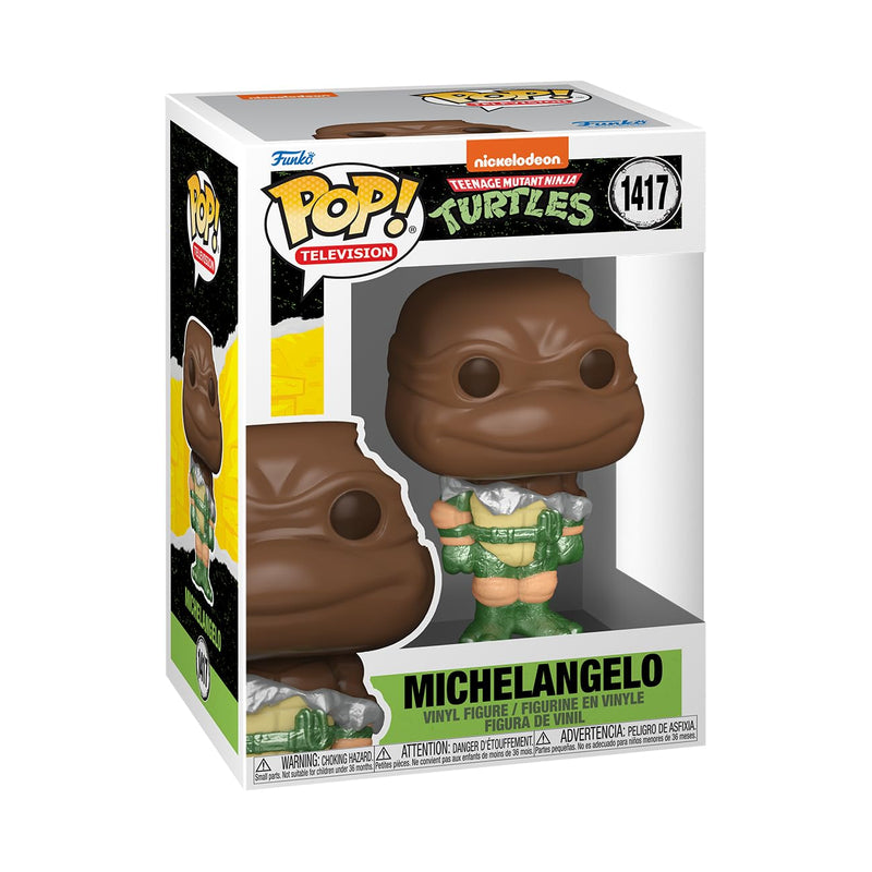 Funko Pop! TV: Teenage Mutant Ninja Turtles - (Teenage Mutant Ninja Turtles (TMNT) ) - Michelangelo - Collectable Vinyl Figure - Gift Idea - Official Merchandise - Toys for Kids & Adults - TV Fans