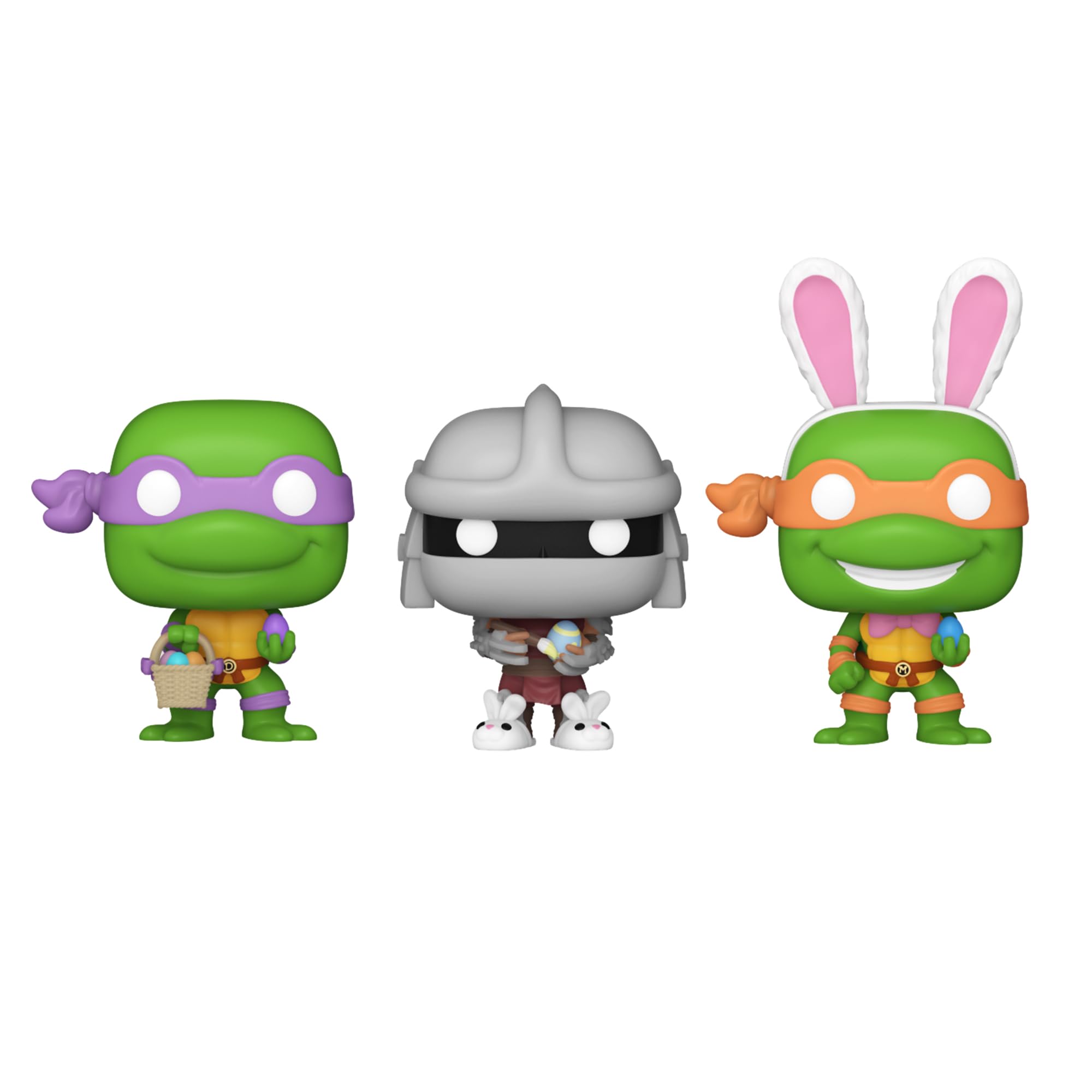 Funko Pocket Pop!: Teenage Mutant Ninja Turtles - Easter Donatello, Shredder, & Michelangelo 3 Count (Pack of 1