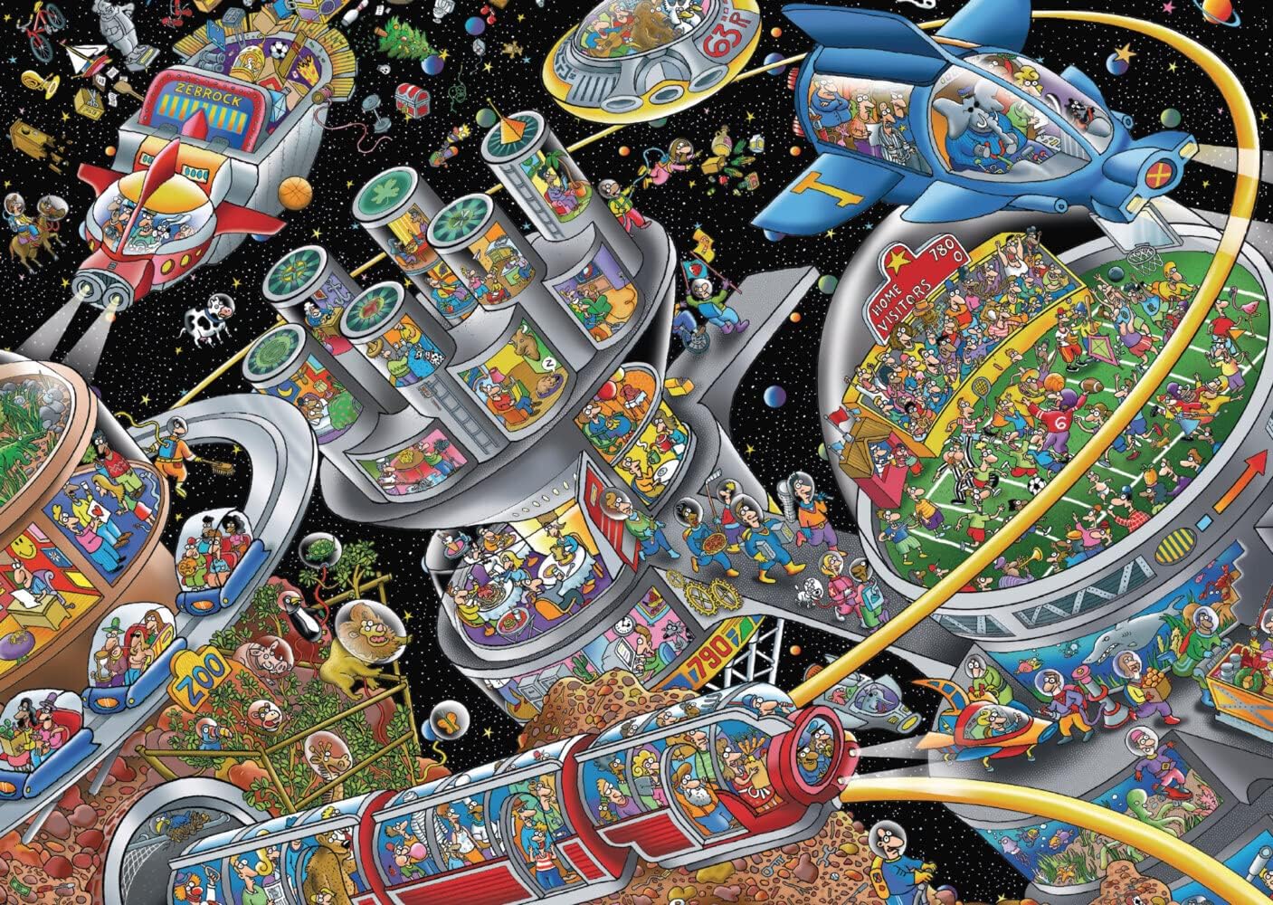 Schmidt CSG59967 Puzzle, Multicoloured