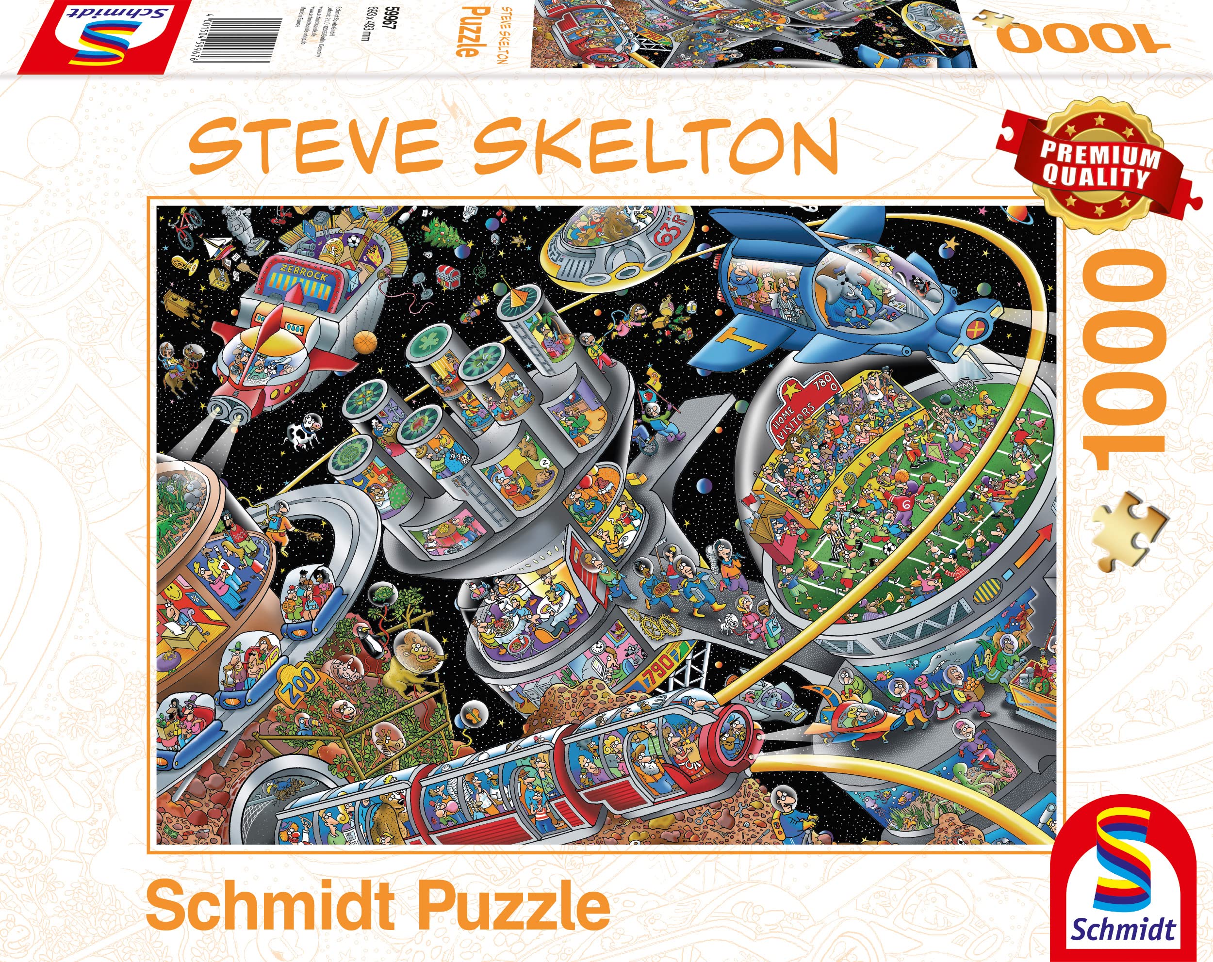 Schmidt CSG59967 Puzzle, Multicoloured