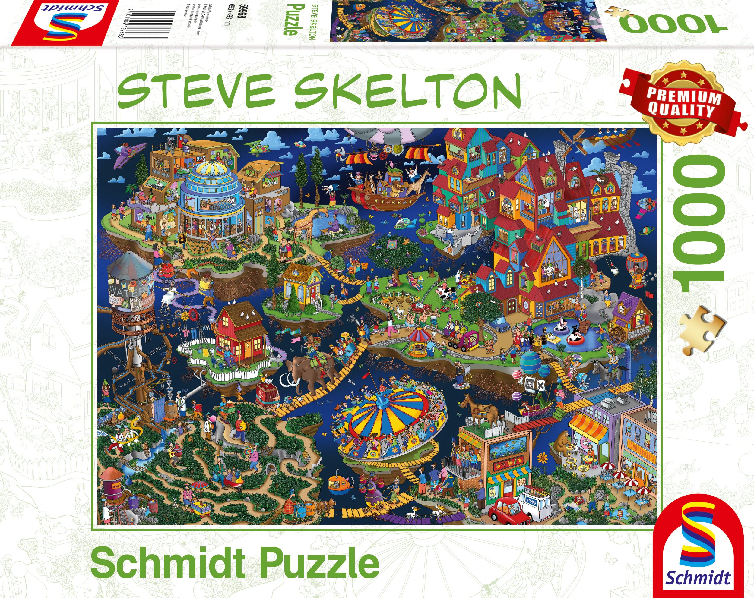 Schmidt CSG59968 Puzzle, Multicoloured