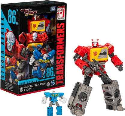 The Transformers: The Movie Generations Studio Series Voyager Class Figurine Autobot Blaster & Eject 16 cm