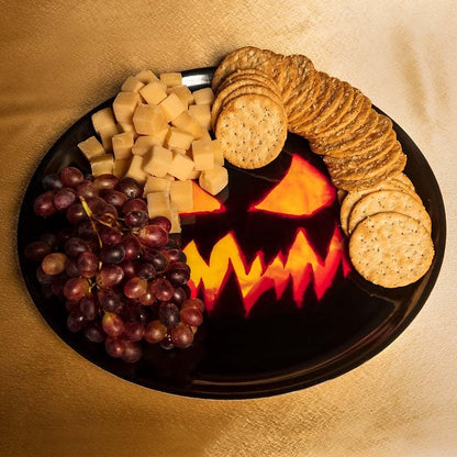 Scary Pumpkin Round Tray 34.5cm
