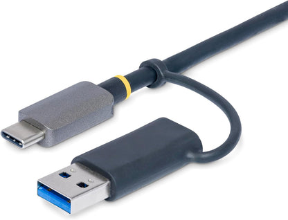 StarTech.com USB 3.0 Multi-Media Memory Card Reader, SD/microSD/CompactFlash, USB-C External Card Reader with USB-A Adapter