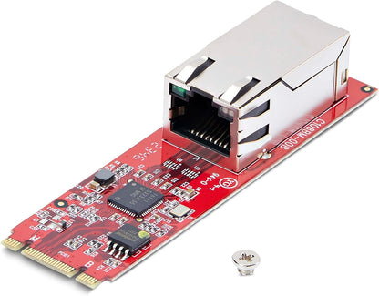 StarTech.com Carte Réseau M.2 2280 à 1 Port 2.5 GbE, Vitesses Multi-Gigabit (2.5G/1G/100M/10M), NIC NBASE-T (802.3bz