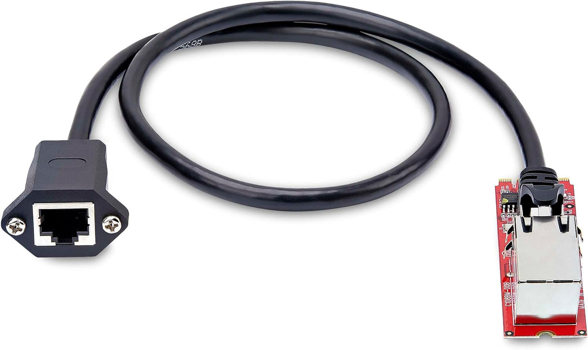 StarTech.com Scheda di Rete M.2 a 1 porta 2.5GbE 2280, NBASE-T PCIe Ethernet, Intel I225-V, Multi-Gigabit, Scheda LAN per PC