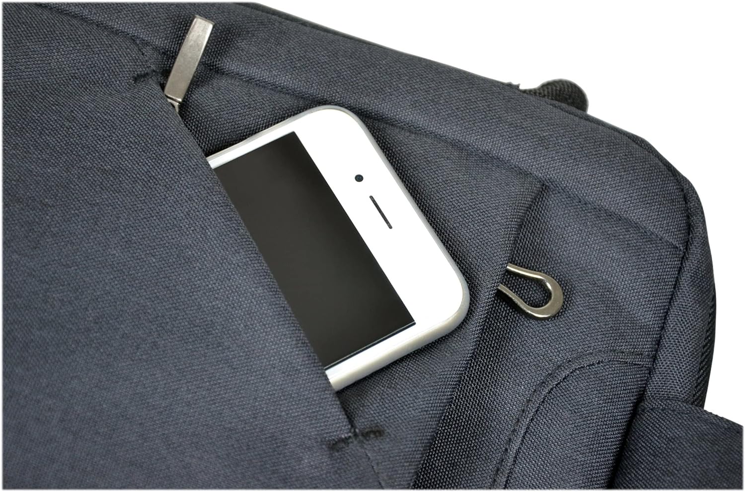 Port Designs Sydney Top Loading Shoulder Bag Case for 13.3/14-Inch Laptops with Smartphone Tech Accessories Pocket and Adjustable Shoulder Strap