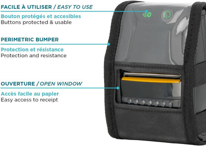 Universal Soft Case for Mobile Printers with Shoulder Strap - Size S - Maximum Device Dimensions 5 x 15 x 8 cm