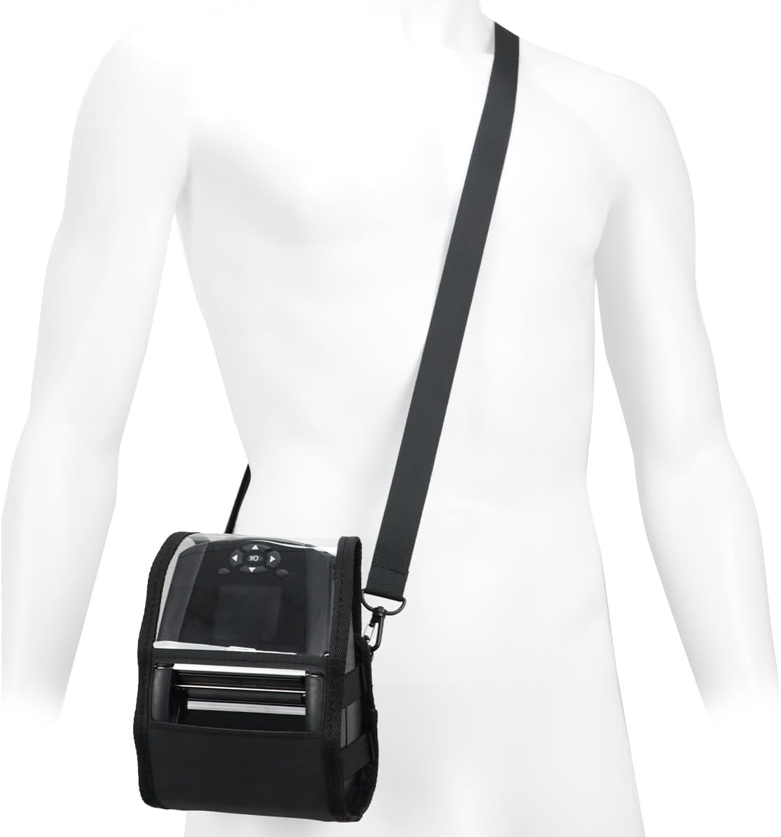 Universal Soft Case for Mobile Printers with Shoulder Strap - Size S - Maximum Device Dimensions 5 x 15 x 8 cm