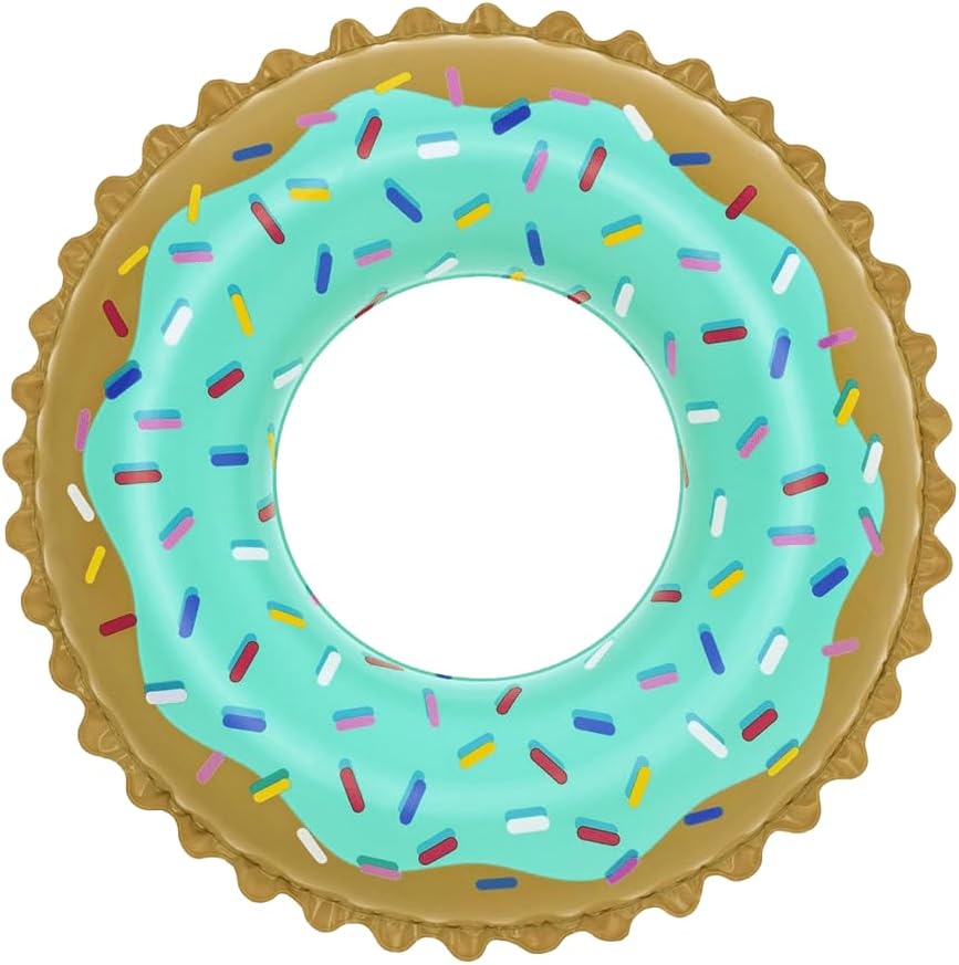Aufblasbarer Schwimmring Sweet Donut 91 cm Blue