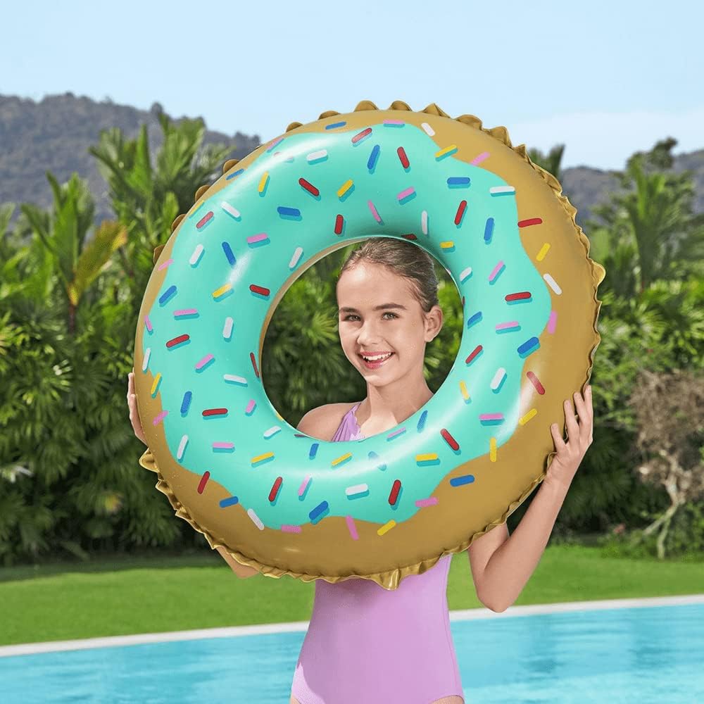 Aufblasbarer Schwimmring Sweet Donut 91 cm Blue