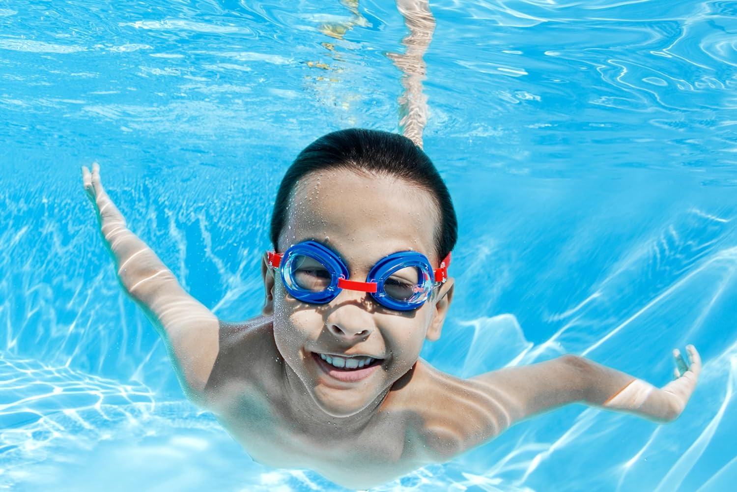 Bestway 98019 Occhialini da nuoto Marvel Spider-Man Essential, 3+ anni