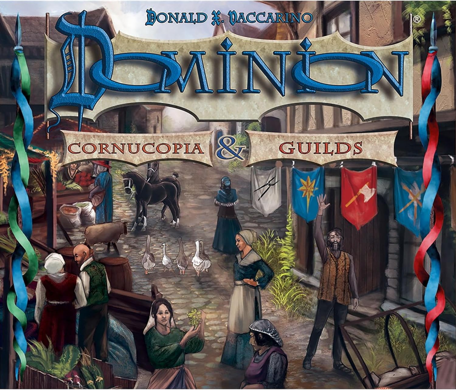 Rio Grande Games: Dominion Cornucopia & Guilds - Update Pack - New 2nd Edition Cards Only, Expansion Pack to Update 1st Edition to 2nd Edition