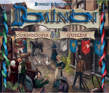 Rio Grande Games: Dominion Cornucopia & Guilds - Update Pack - New 2nd Edition Cards Only, Expansion Pack to Update 1st Edition to 2nd Edition