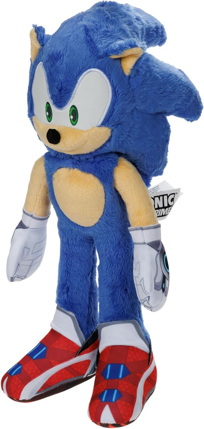 Sonic Prime Sonic The Hedgehog 13” / 33 cm Plush Figure Doll Stuffed Animal With Super Soft Touch. Perfect Cuddle Buddy For All Fans For Any Age!