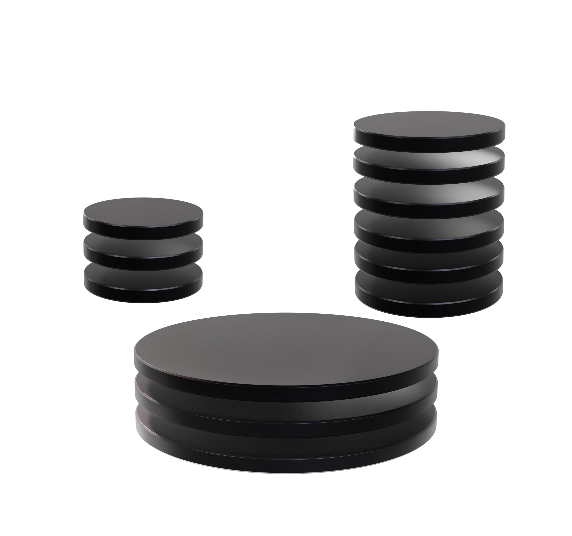 WizKids Deep Cuts: Bases (Black, Plastic) Plastic Black