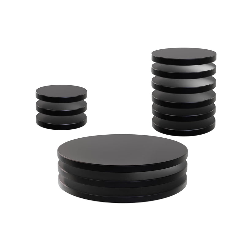 WizKids Deep Cuts: Bases (Black, Plastic) Plastic Black