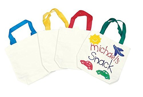 Colorations CANVAS Canvas Tote Bags (Pack of 12