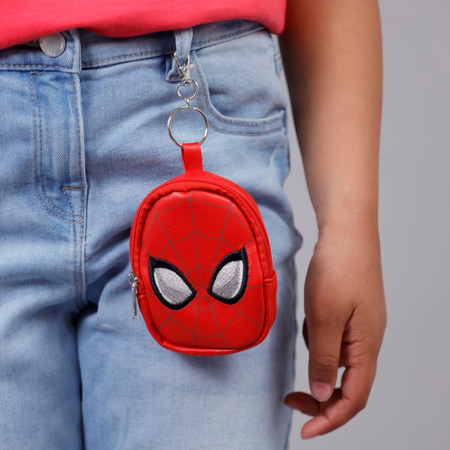 Disney Marvel Spiderman Red Mini Backpack Keychain