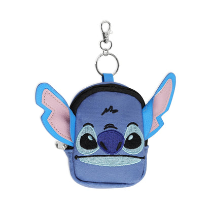 Disney Stitch Blue Mini Backpack Keychain