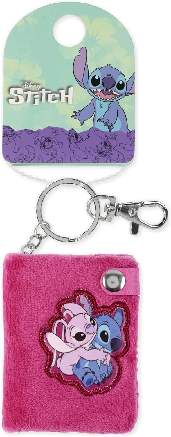 Disney Stitch Pink Note Book Key Chain