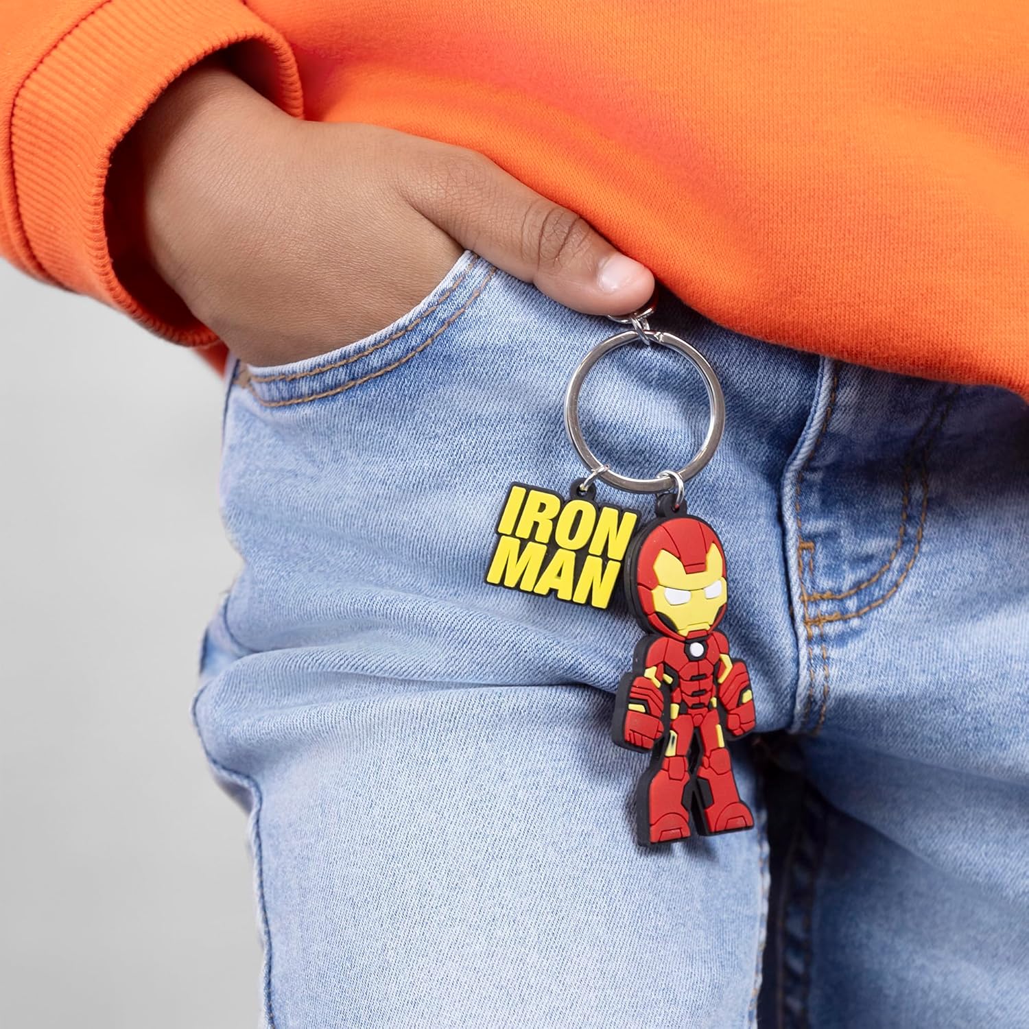 Avengers Iron Man Silicone Red and Yellow Keychain GH00333RL.PH
