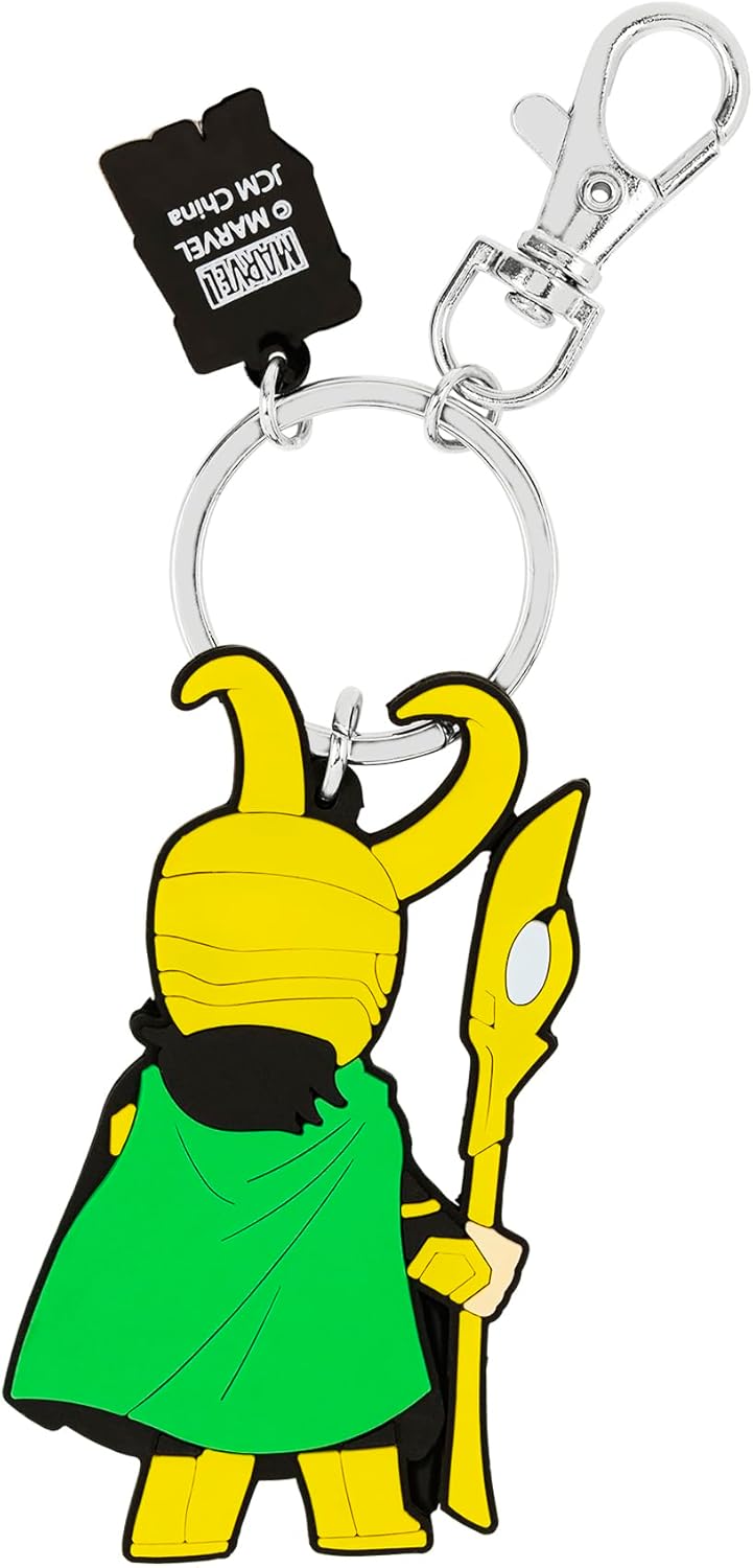 Avengers Loki Silicone Green and Yellow Keychain GH00334RL