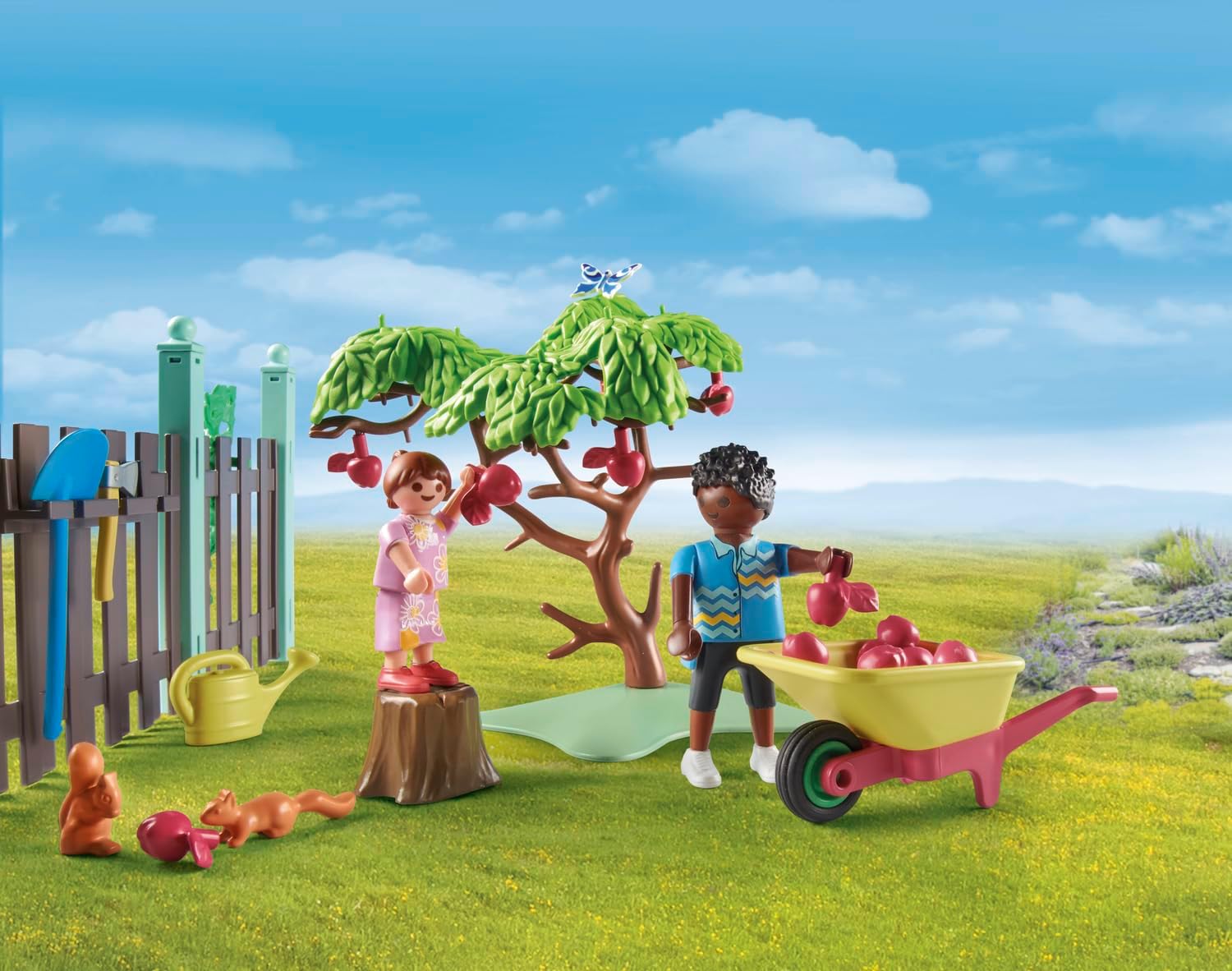 PLAYMOBIL 71510 myLife: Little Chicken Farm, diverse courtyard with animals and accessories, educational and gifting toy, fun imaginative role-play, sustainable play sets suitable for children ages 4+