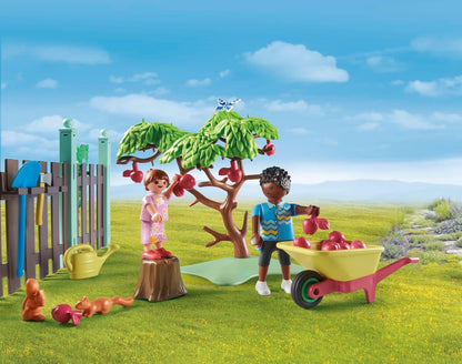 PLAYMOBIL 71510 myLife: Little Chicken Farm, diverse courtyard with animals and accessories, educational and gifting toy, fun imaginative role-play, sustainable play sets suitable for children ages 4+