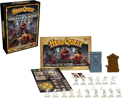 Hasbro Gaming My little Pony Avalon Hill HeroQuest The Return of the Lord Wizard Expansion Ages 14+ HeroQuest Game System Required, Black, One Size (F4193801) France Multicolor