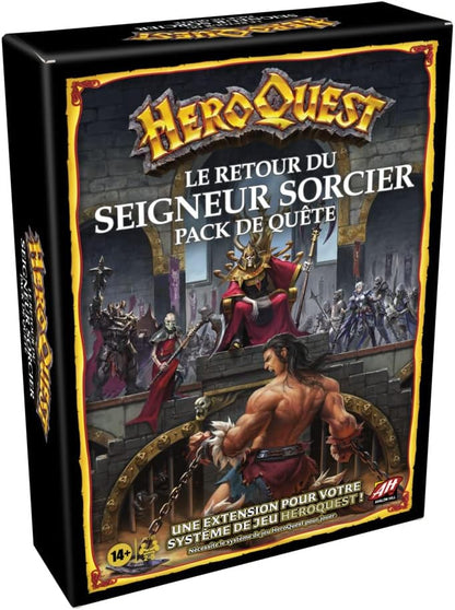 Hasbro Gaming My little Pony Avalon Hill HeroQuest The Return of the Lord Wizard Expansion Ages 14+ HeroQuest Game System Required, Black, One Size (F4193801) France Multicolor