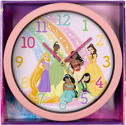 Disney Princess Pink Wall Clock PN3089