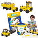 Clics Builders Edition- Construction Toys for Kids Ages 3+ Creative Educational 123 Piece Set Building Blocks for Girls and Boys Montessori STEM Toys Durable Toys