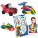 Clics construction toys for children from 3 years, creative educational toys in a 69 piece set, building blocks for girls and boys, Montessori STEM toys, durable toys made from recycled material