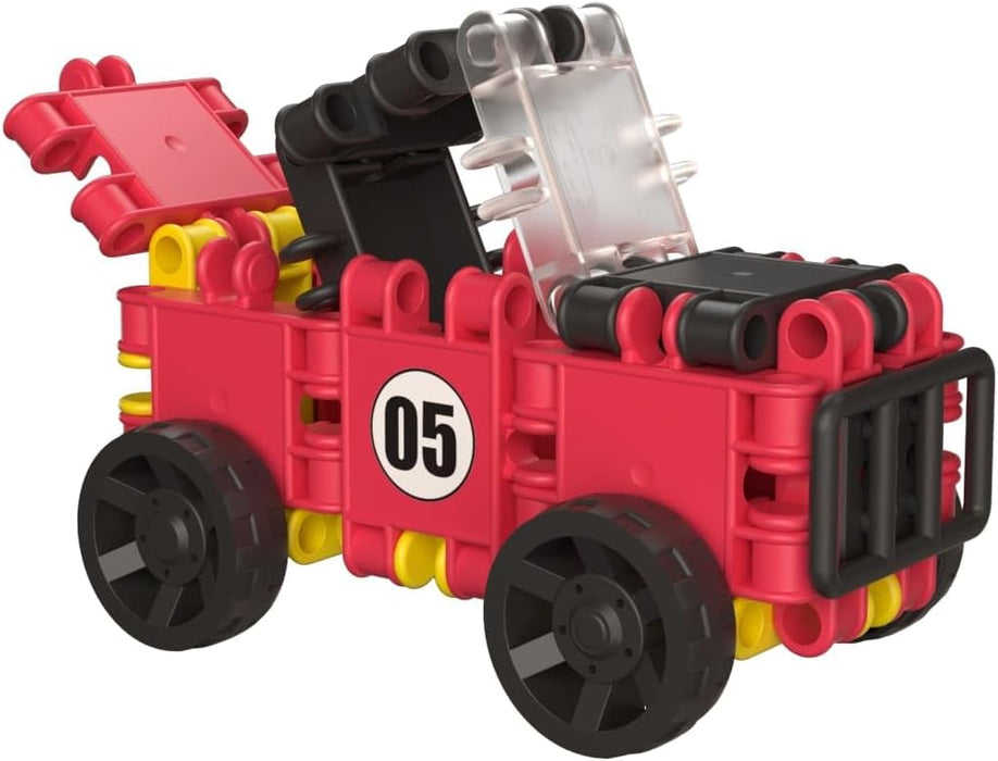 Clics construction toys for children from 3 years, creative educational toys in a 69 piece set, building blocks for girls and boys, Montessori STEM toys, durable toys made from recycled material