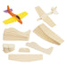Colorations - Colorations - Houten Modelvliegtuigen Maken Set van 12